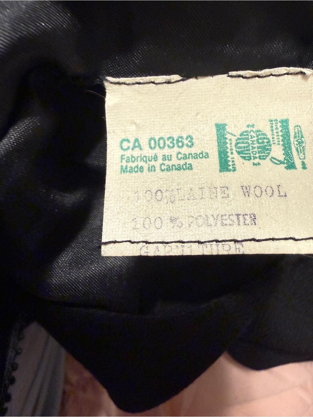 Vintage Lorraine Beauchamp Daymor Black Wool Open Back Ruffle Cocktail Dress - Picture 8 of 8